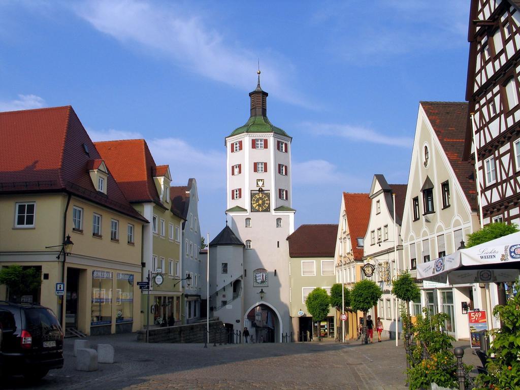 Brauereigasthof Zur Muenz Seit 1586 Hotel Günzburg Exterior foto